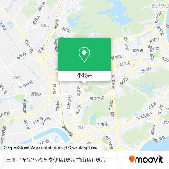 三套马车宝马汽车专修店(珠海前山店)地图
