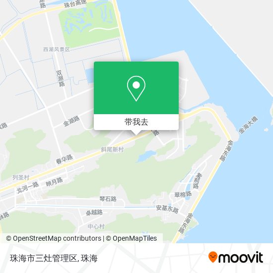 珠海市三灶管理区地图