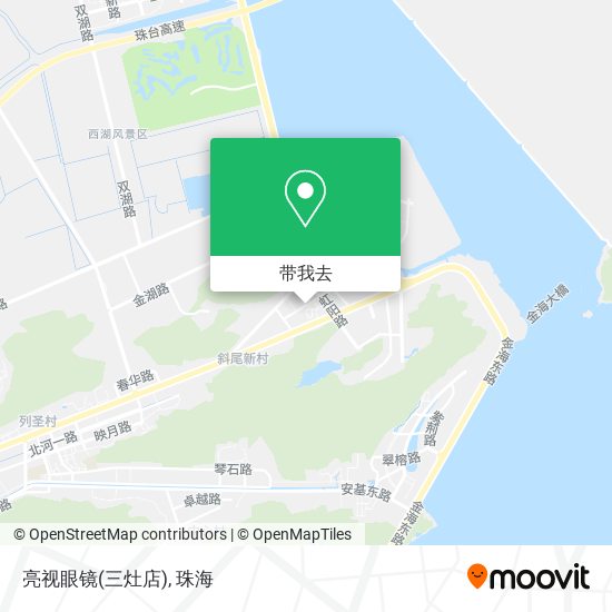 亮视眼镜(三灶店)地图
