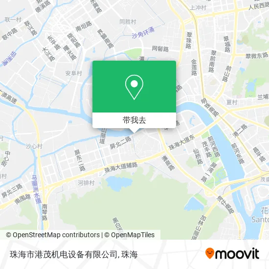 珠海市港茂机电设备有限公司地图