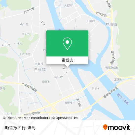 顺晋报关行地图
