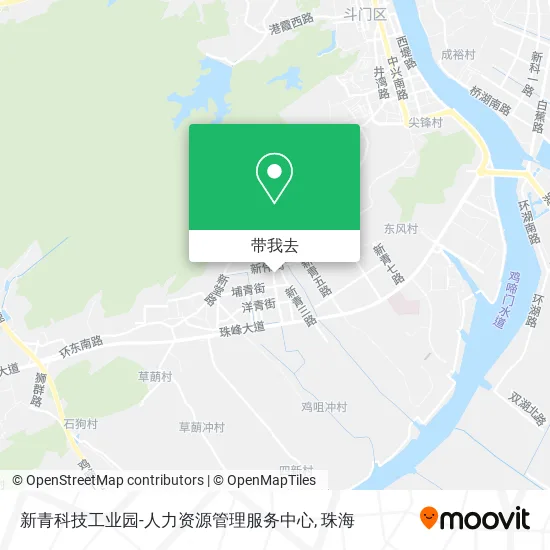 新青科技工业园-人力资源管理服务中心地图