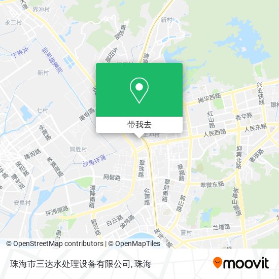 珠海市三达水处理设备有限公司地图