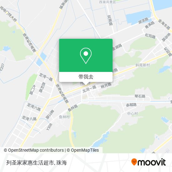 列圣家家惠生活超市地图
