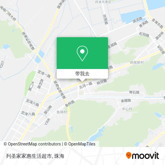 列圣家家惠生活超市地图