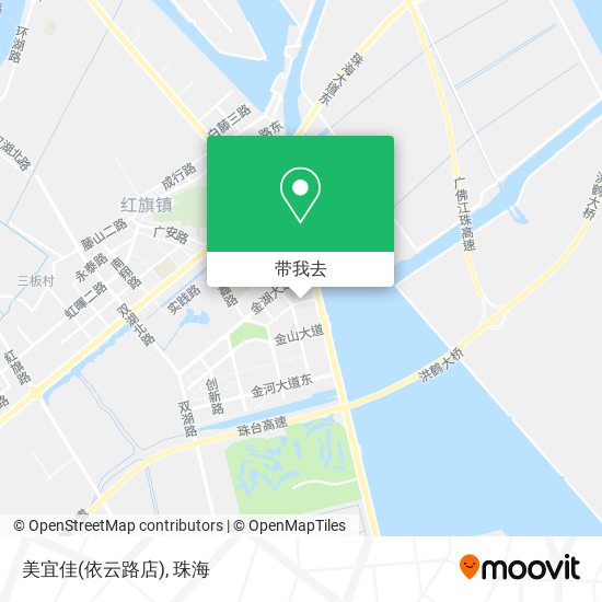 美宜佳(依云路店)地图