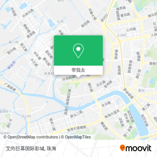 艾尚巨幕国际影城地图