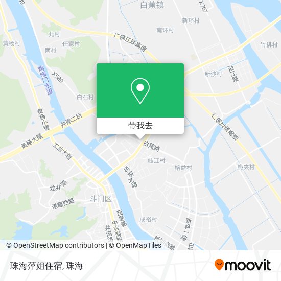 珠海萍姐住宿地图