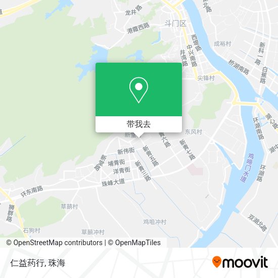 仁益药行地图