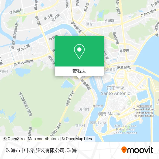 珠海市申卡洛服装有限公司地图