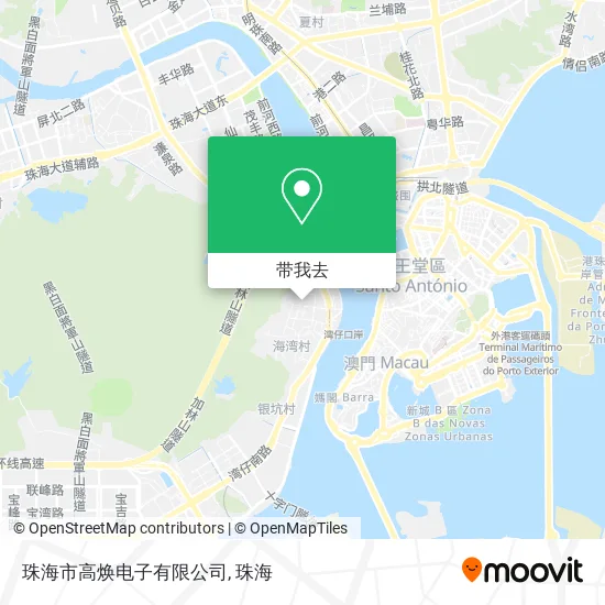 珠海市高焕电子有限公司地图