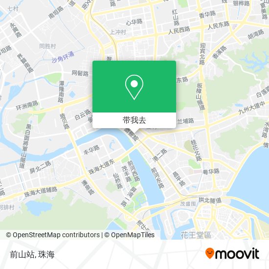 前山站地图
