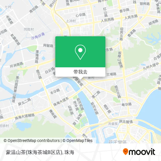 蒙温山茶(珠海茶城B区店)地图