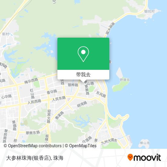 大参林珠海(银香店)地图
