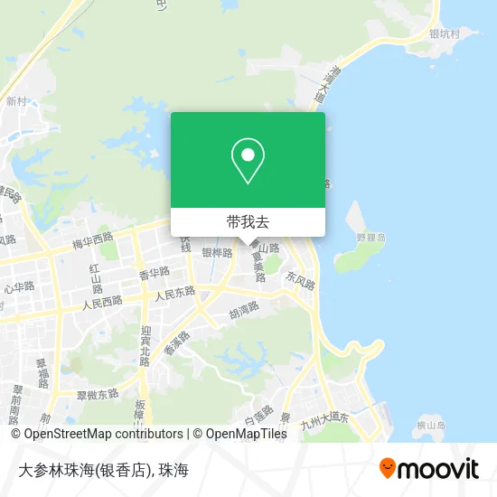大参林珠海(银香店)地图