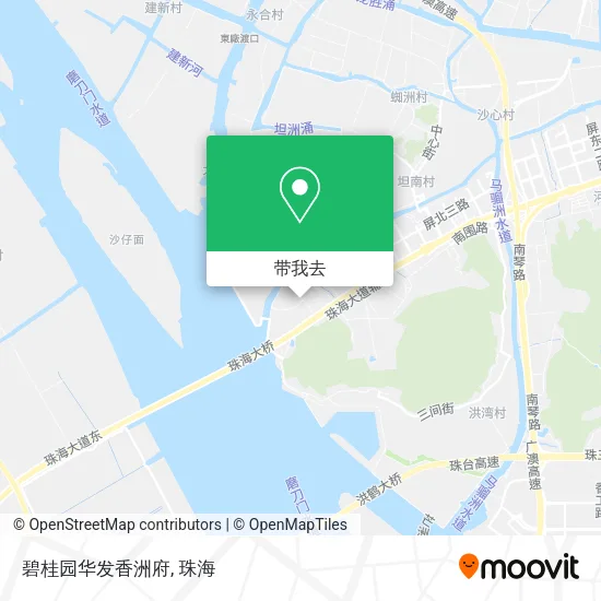 碧桂园华发香洲府地图