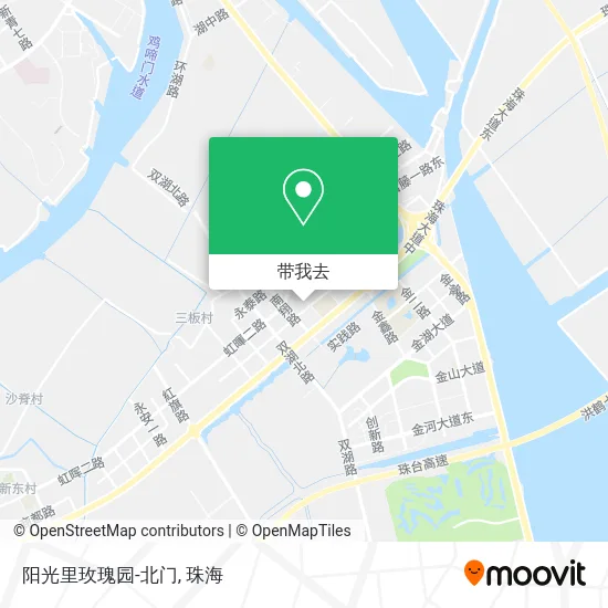 阳光里玫瑰园-北门地图