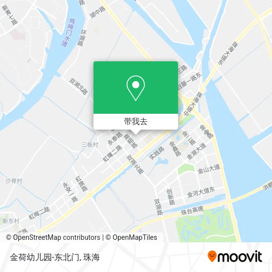 金荷幼儿园-东北门地图