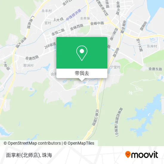 面掌柜(北师店)地图