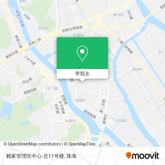 赖家管理区中心-北11号楼地图