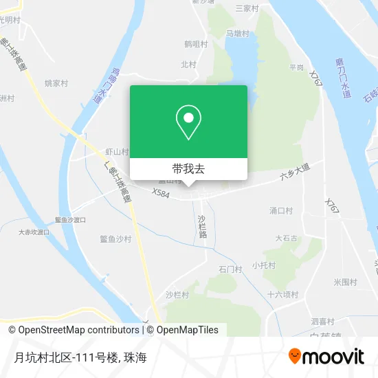 月坑村北区-111号楼地图