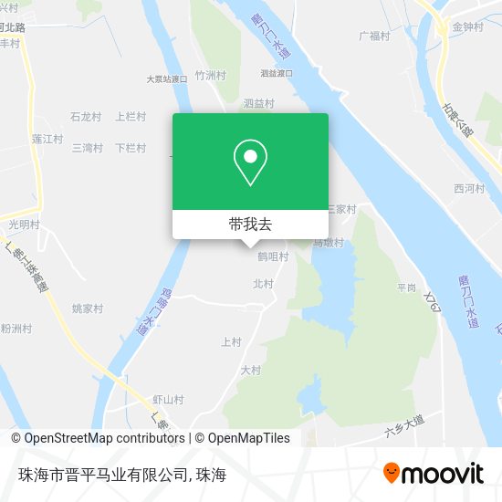珠海市晋平马业有限公司地图