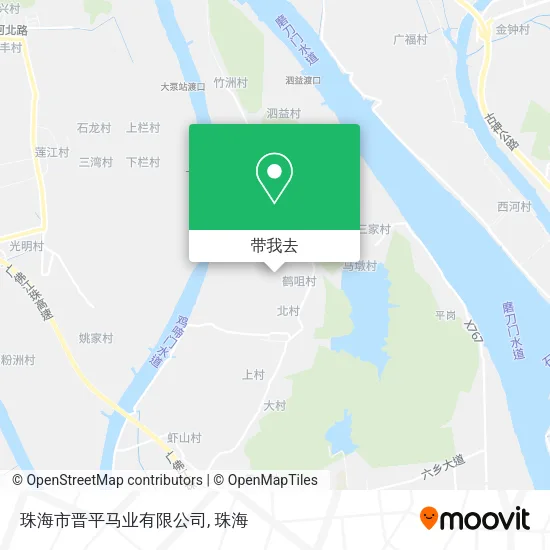 珠海市晋平马业有限公司地图