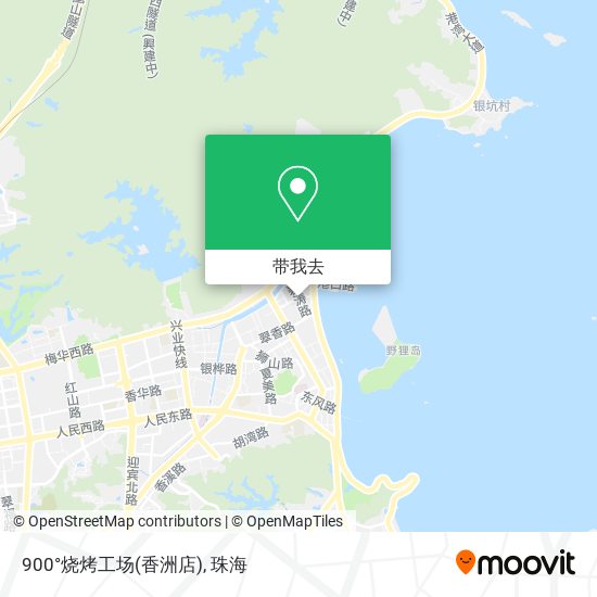 900°烧烤工场(香洲店)地图