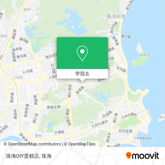 珠海DIY蛋糕店地图
