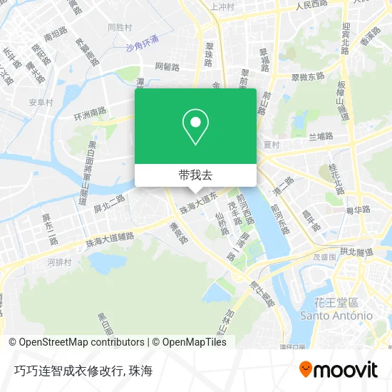 巧巧连智成衣修改行地图