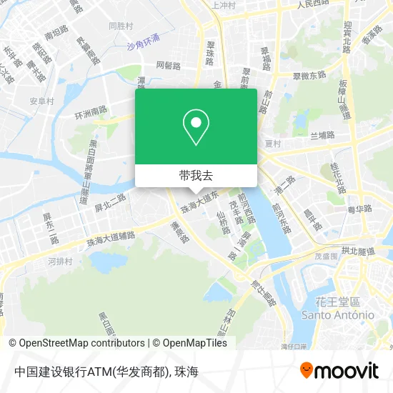 中国建设银行ATM(华发商都)地图
