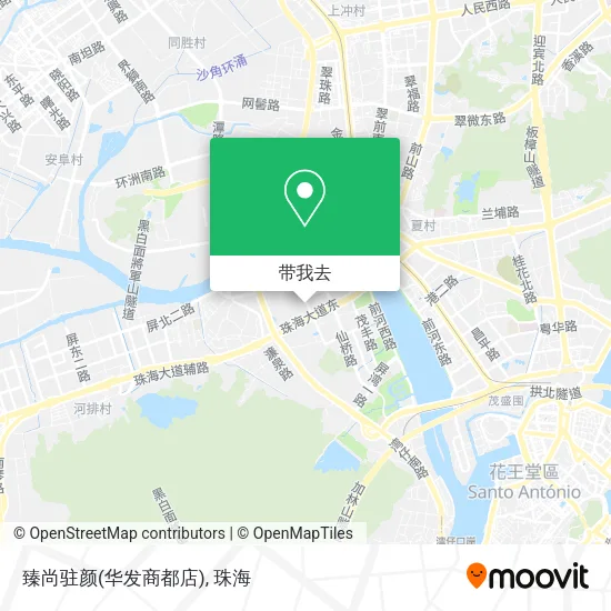 臻尚驻颜(华发商都店)地图