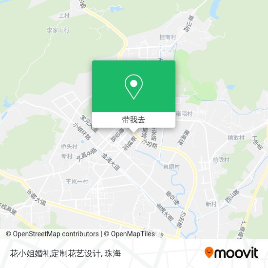 花小姐婚礼定制花艺设计地图