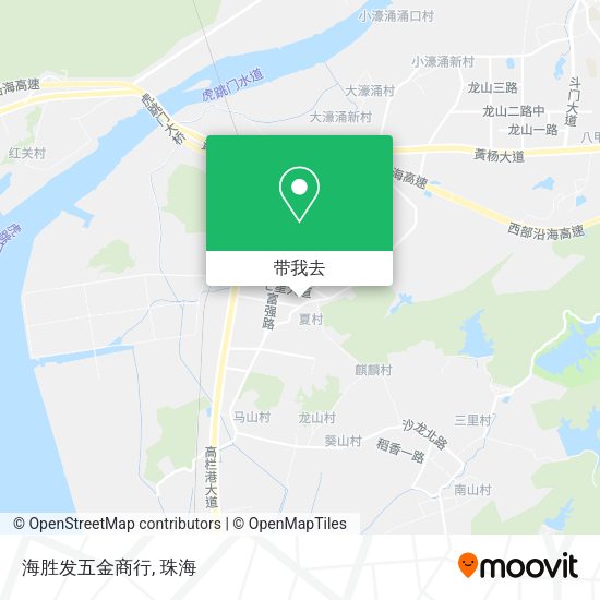 海胜发五金商行地图