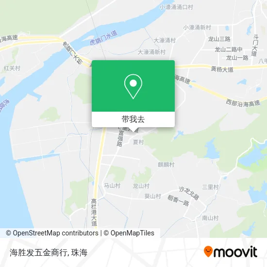 海胜发五金商行地图