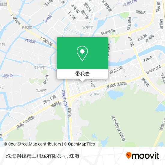 珠海创锋精工机械有限公司地图