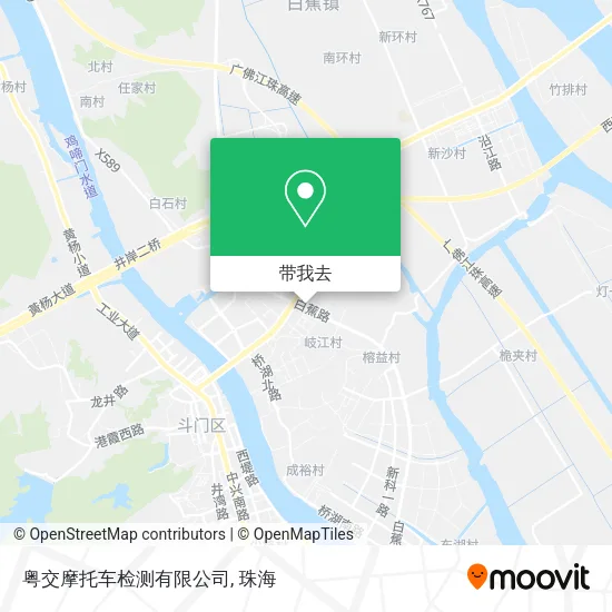 粤交摩托车检测有限公司地图