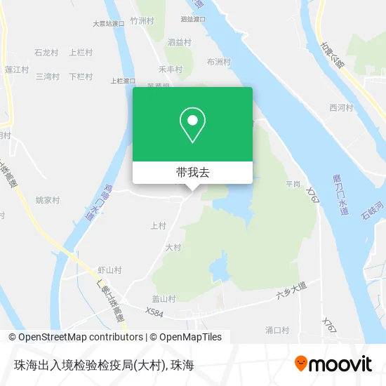 珠海出入境检验检疫局(大村)地图