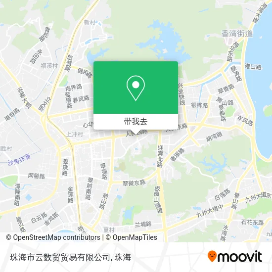 珠海市云数贸贸易有限公司地图