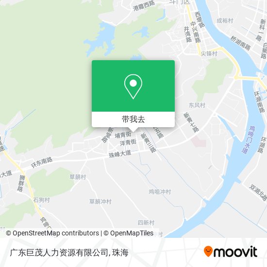 广东巨茂人力资源有限公司地图