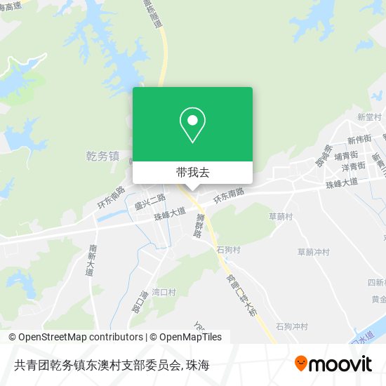 共青团乾务镇东澳村支部委员会地图
