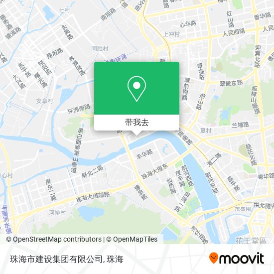 珠海市建设集团有限公司地图