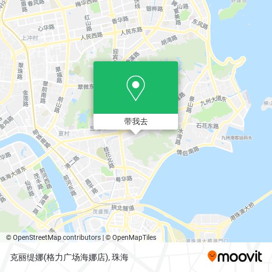 克丽缇娜(格力广场海娜店)地图