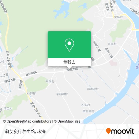 蕲艾灸疗养生馆地图