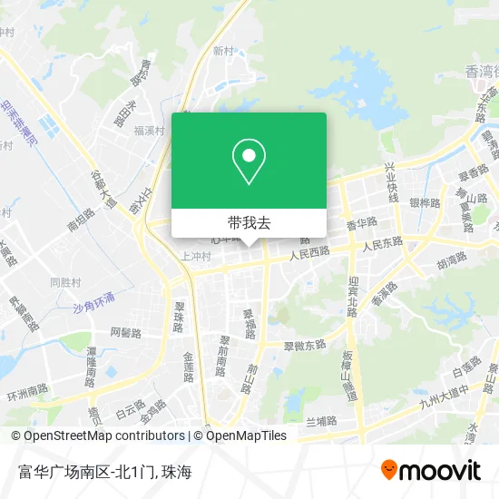 富华广场南区-北1门地图