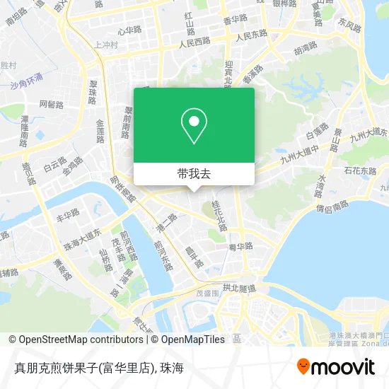 真朋克煎饼果子(富华里店)地图