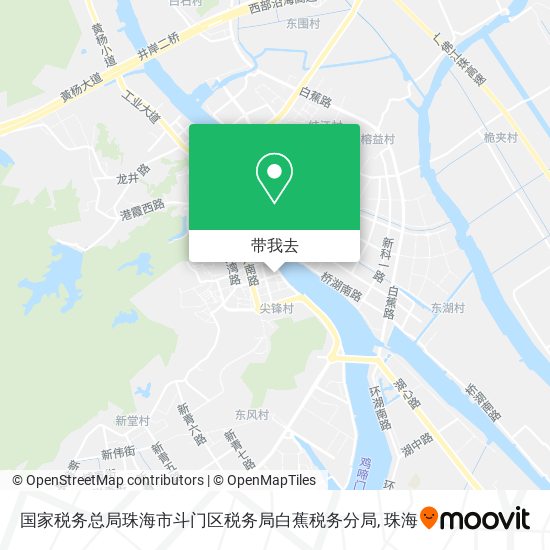 国家税务总局珠海市斗门区税务局白蕉税务分局地图