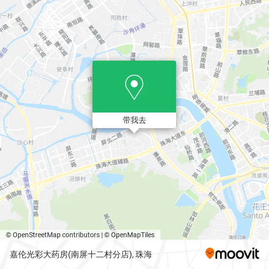 嘉伦光彩大药房(南屏十二村分店)地图