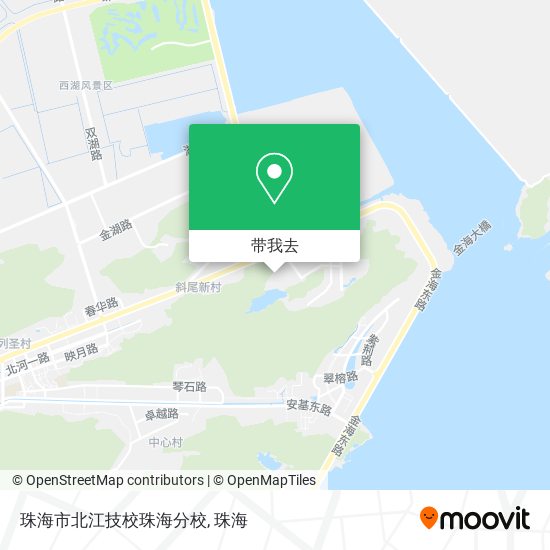 珠海市北江技校珠海分校地图