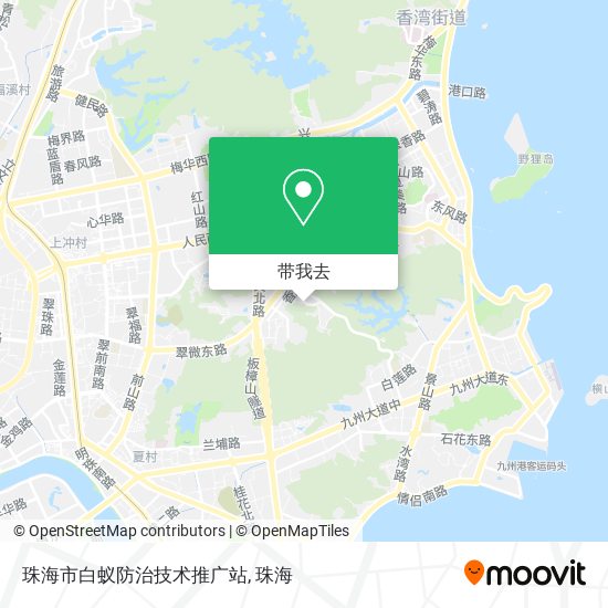 珠海市白蚁防治技术推广站地图